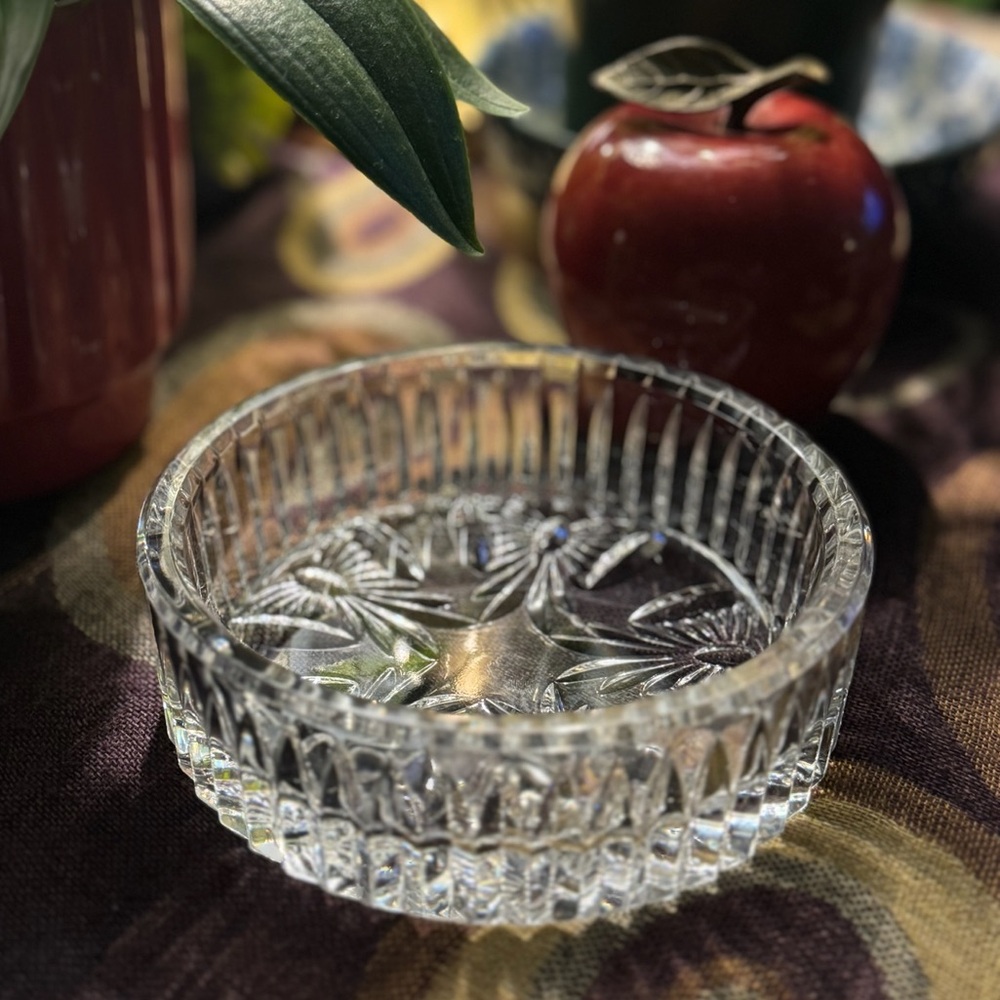 Waterford Crystal “Best Wish” Bottle Coaster, 4 7/8”, Lead Crystal